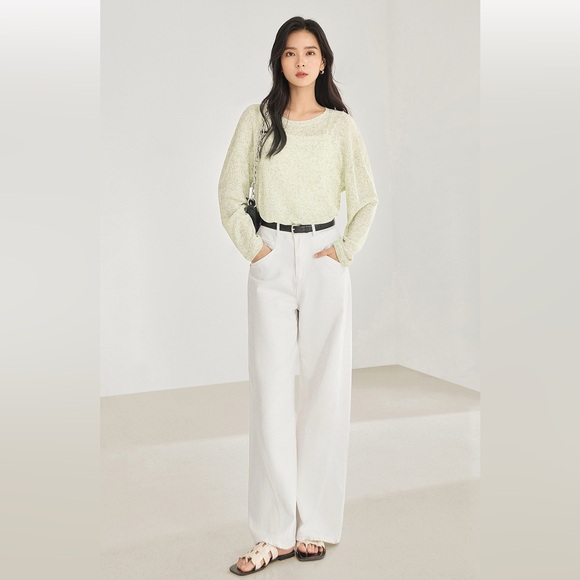 Flax Linen Blend knit top - Picture 8 of 8